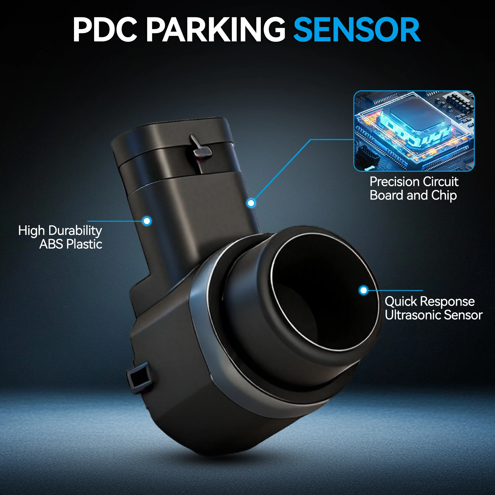 Parking Sensor For Audi A4 A5 A6 Q5 Q7 VW TT Golf Passat Tiguan Jetta Polo Caddy Skoda Seat Ibiza Leon Altea Alhambra 1T0919297A