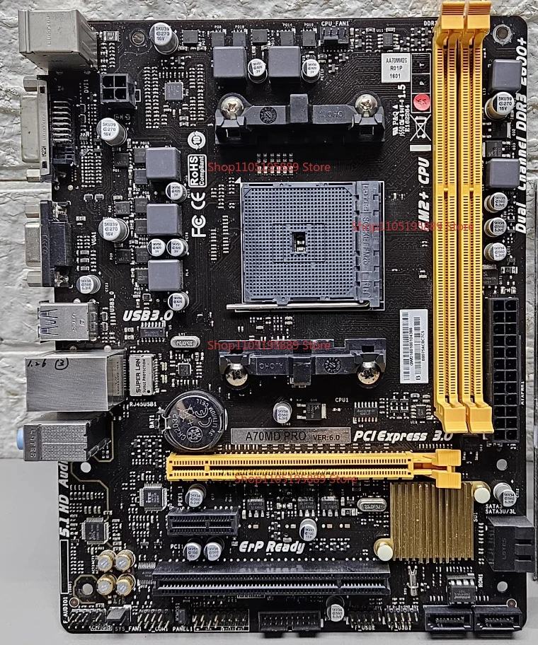 

Для BIOSTAR A70MD PRO VER: 6.0 Материнская плата с интерфейсом FM2+/FM2, чипсет A70, 2 × DDR3, поддержка AMD A10/Athlon X4