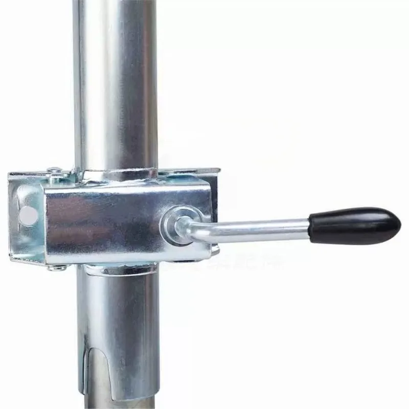 Trailer guide wheel jack 8 inch turn universal wheel outriggers support bracket