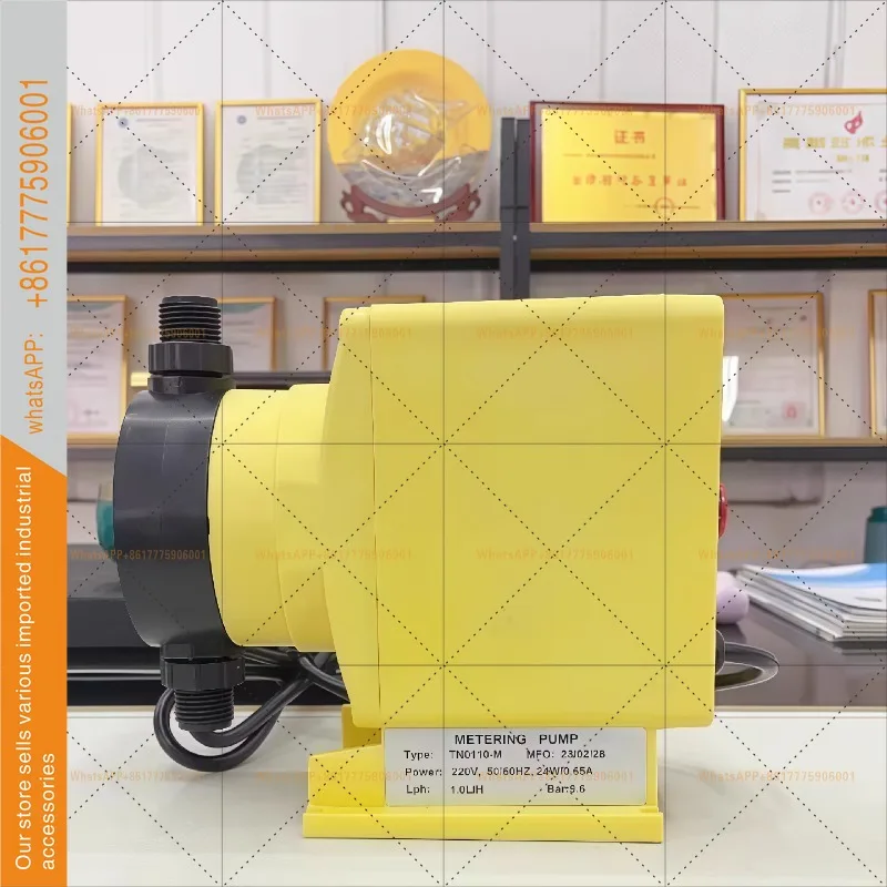 Electromagnetic diaphragm metering pump acid and alkali resistant sewage treatment small flow dosing pump system equipment