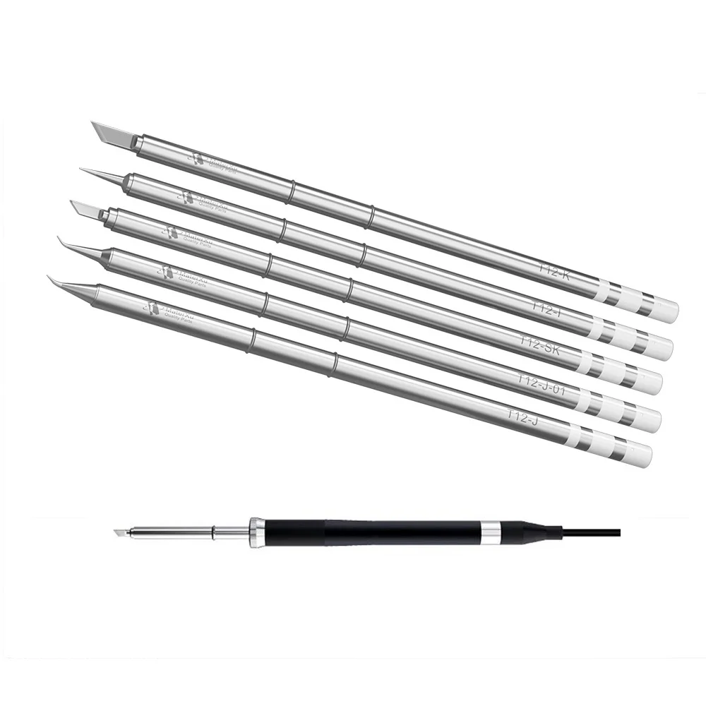 MasterXu T-12 Series Soldering Iron Heads For Welding And Mobile Phone Repair Suitable for Hakko Aixun Quicko OSS workstation