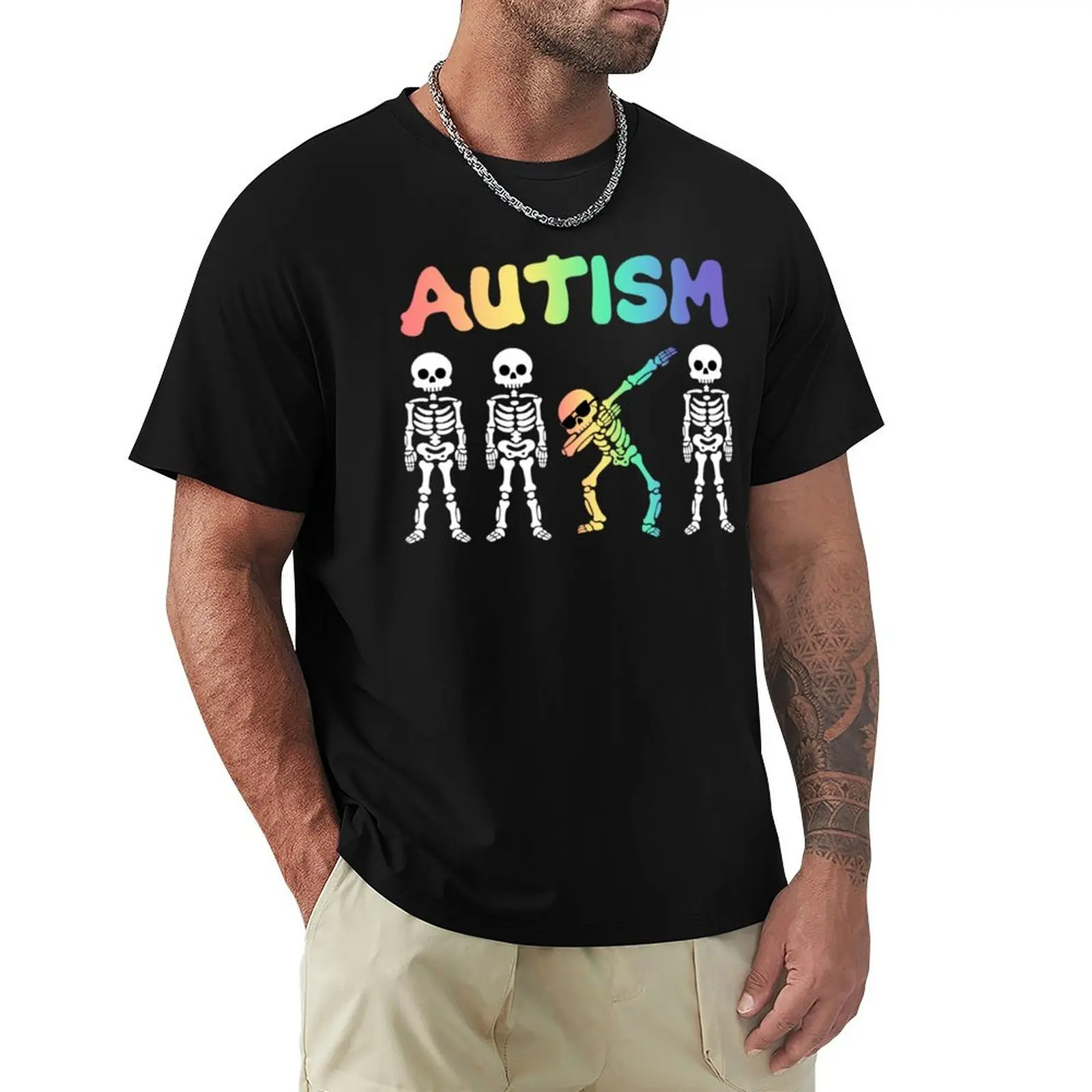 Epic Autism Skeletons T-Shirt valentines boutique clothes oversized t shirt valentines clothes mens graphic t-shirts