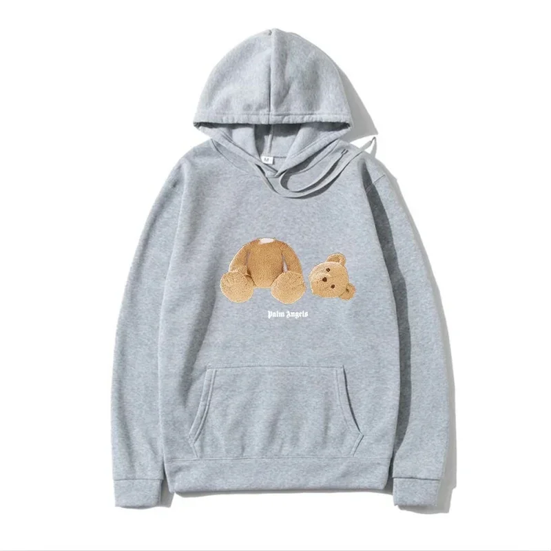 Spring New Teddy Bear Fashion Men's Hoodie Casual Hoodies Pullovers Sweatshirts Men's Top Solid Color Hoodies Sweatshirt Male