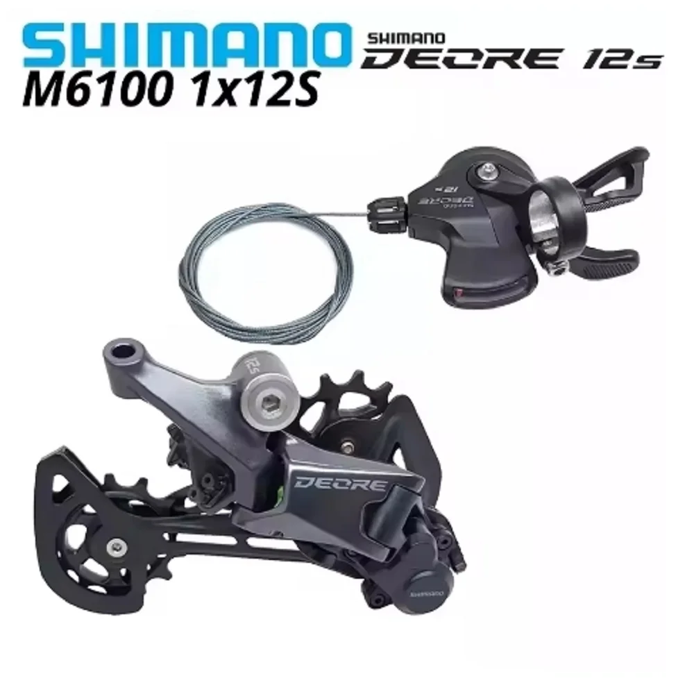 SHIMANO DEORE M6100 12s Groupset SL M6100 SHIFT LEVER RD M6100 SGS REAR DERAILLEUR 12 Speed 12V SHIFTER SWTICH Basic M7100 M8100 image 4
