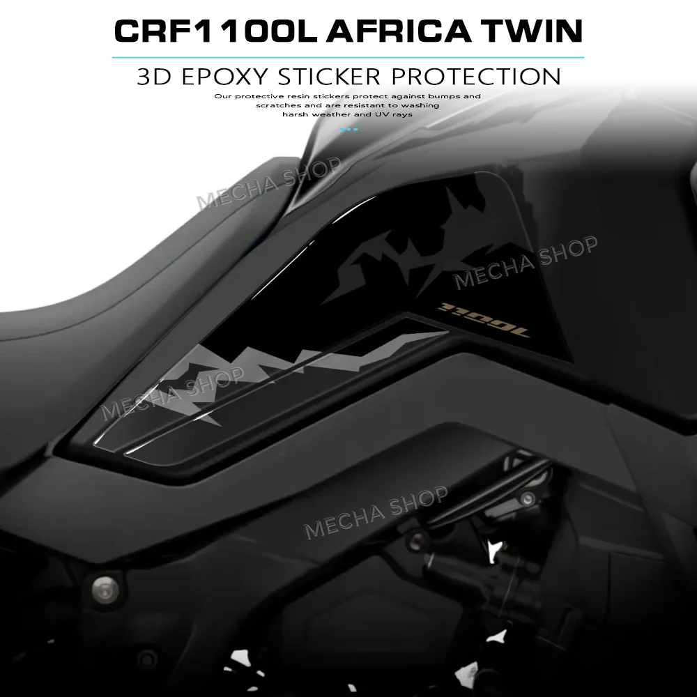 

Tank Pad Sticker 3D Decal Cover Protector Waterproof for CRF1100L Africa Twin 2022-