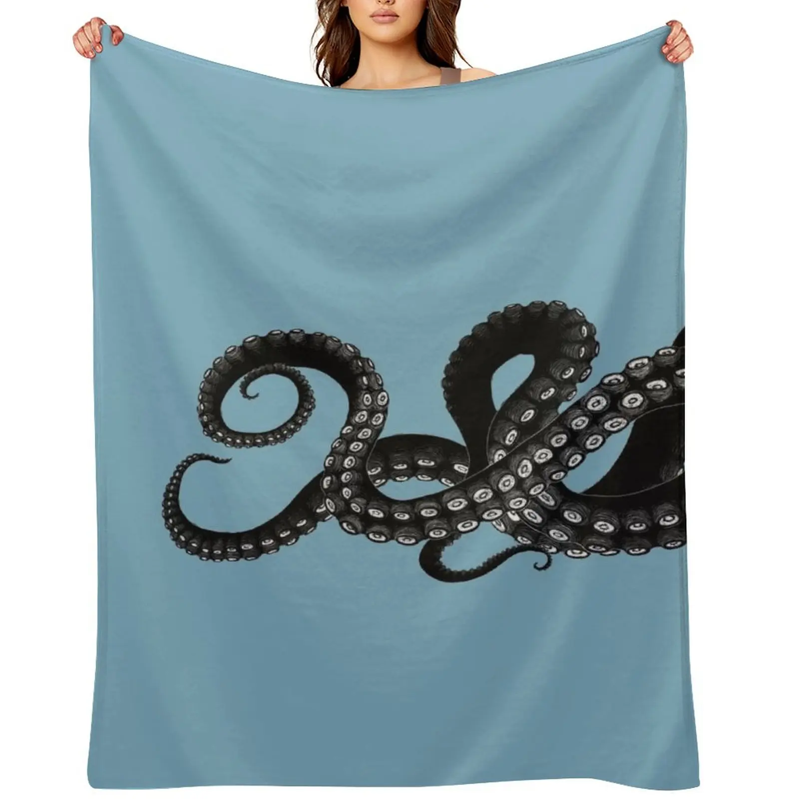 

Get Kraken Throw Blanket Decorative Beds For Baby Soft Plush Plaid Winter beds Blankets