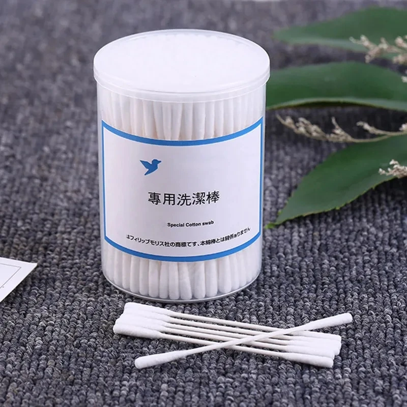 200/barrel, 400/800pcs Dry Cotton Stick For IQOS 2.4 Plus For IQOS 3.0 Dry Herb Vaporizer Heating Cartridge Cleaning Sticks Tool