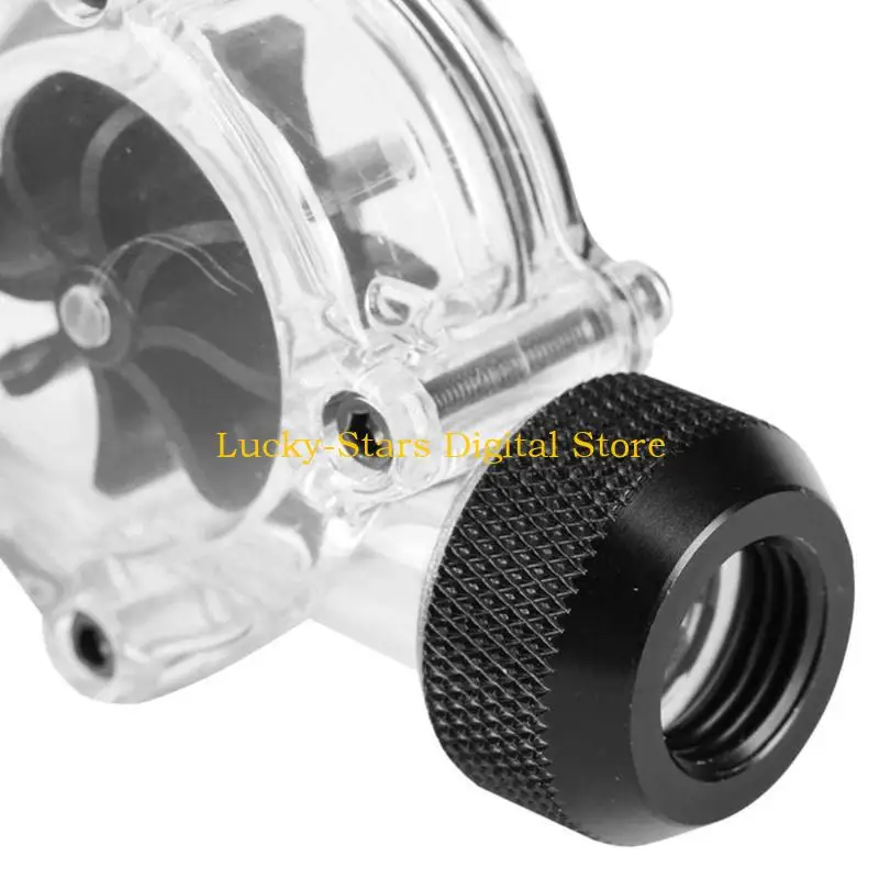 

T3EE PC Акриловый цифровой G1/4 "BY8 Расходомер рабочего колеса для воды для бака Liquid Coole