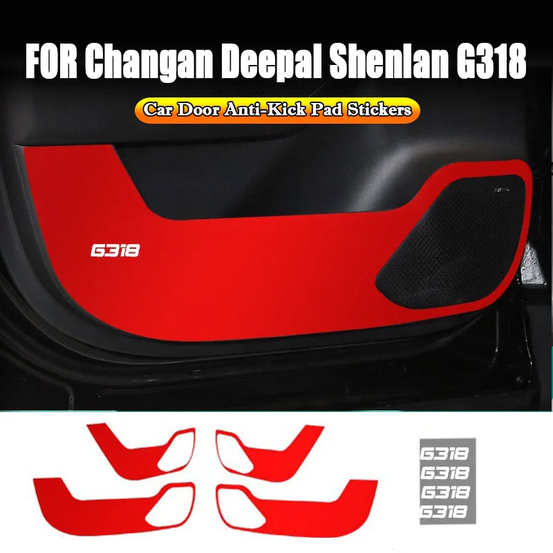 For Changan Deepal Shenlan G318 2024 2025 Car Door Anti Kick Pad Protection Auto Anti-Dirty Anti-Collision Stickers Accessories