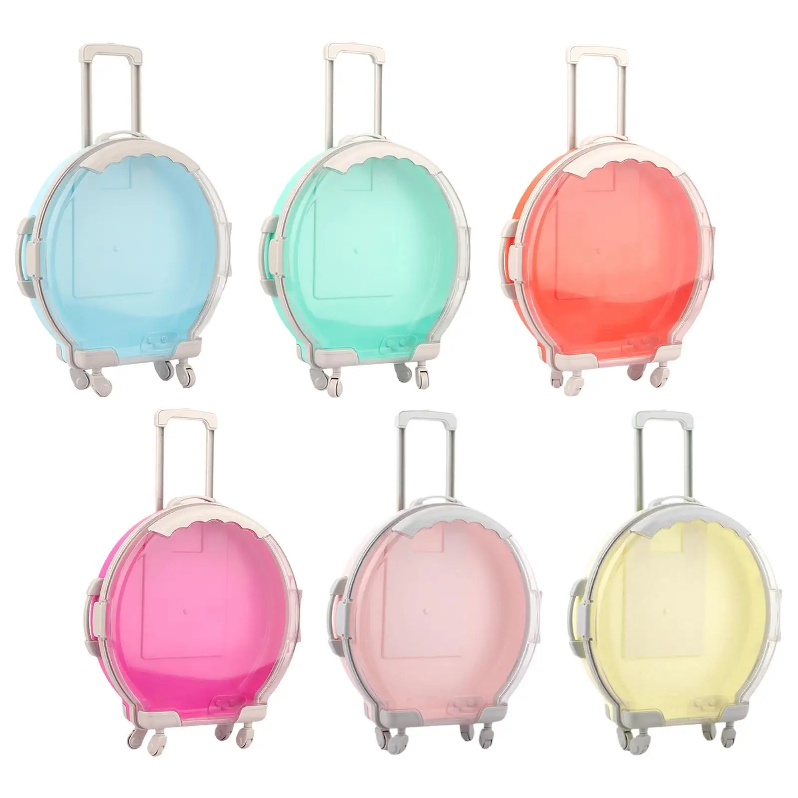 

Очаровательная кукла для путешествий Чехол для 18-дюймовой куклы-миниатюрный чемодан с открытым дизайном