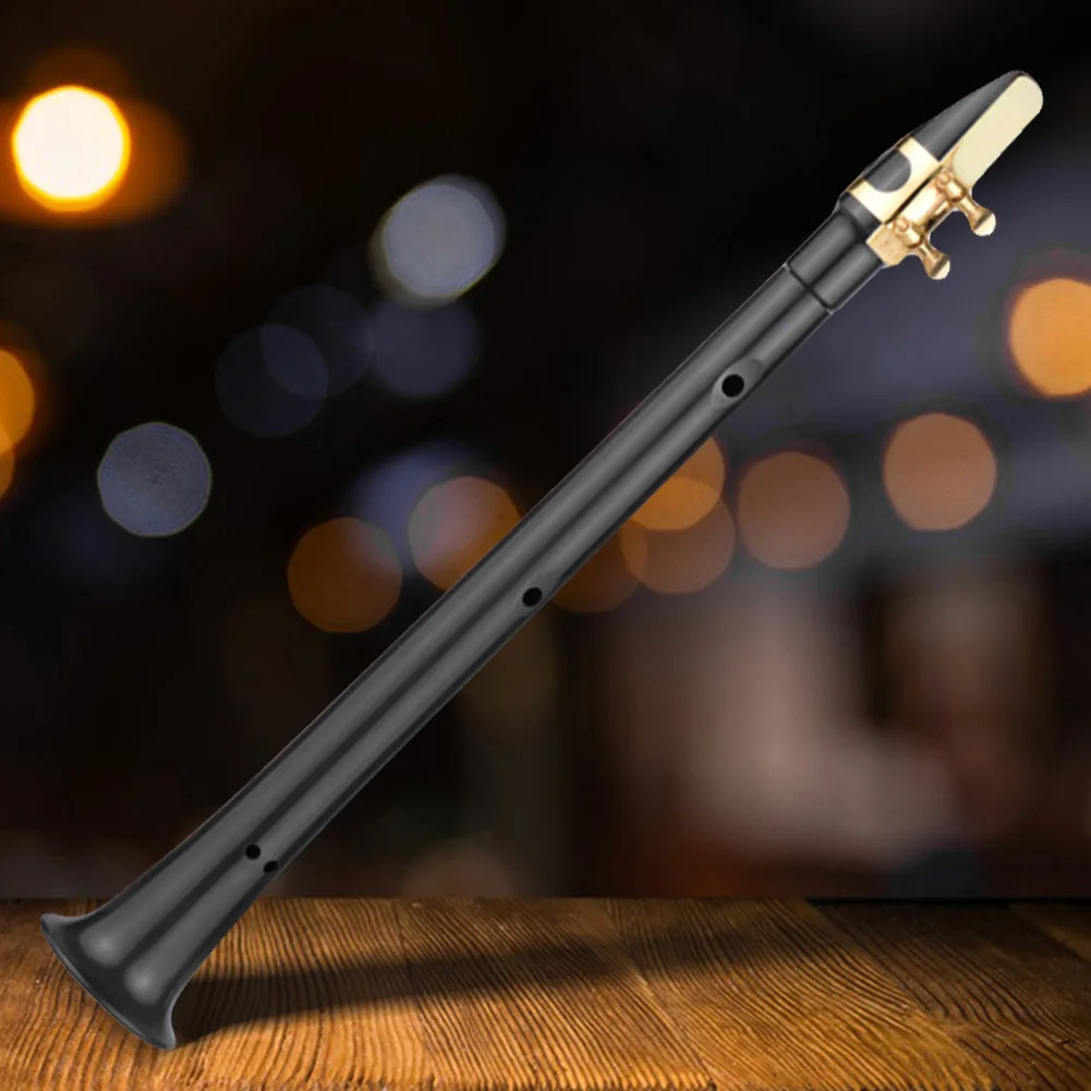 11-hole C Key Mini Pocket Saxophone with Carrying Bag Pocket Sax Portable Saxophone for Amateurs and Professional Performers