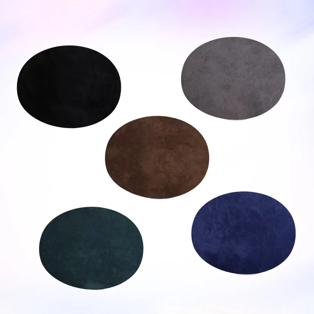 

25 шт. термоактивных тканевых заплаток, 5 цветов, джинсовые, для самостоятельного ремонта одежды, для штопки свитшотов, курток, коленей, локтей