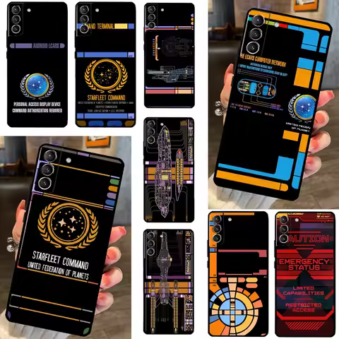 Stars And Treks Phone Case For Samsung Galaxy S23 Ultra Plus S21 S22 Ultra S20 FE S9 S10 Note 10 20 Ultra