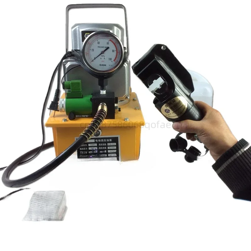 Electric Hydraulic Clamp 6-300 Split Hydraulic Cable Wire Crimper Co-300c Press Machine Pull Wire Copper Aluminum Nose