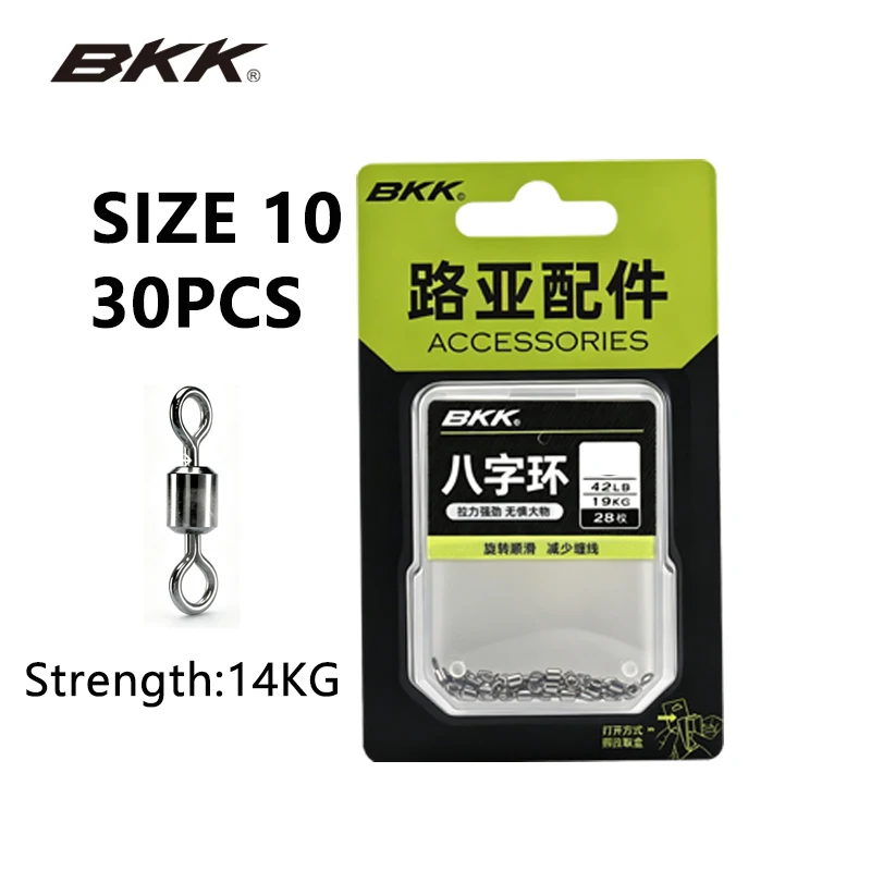 BKK RVS Visserijwartel 8 #   42LB Hoge Sterkte Lijnconnector Zoutwater Zoetwater Accessoires