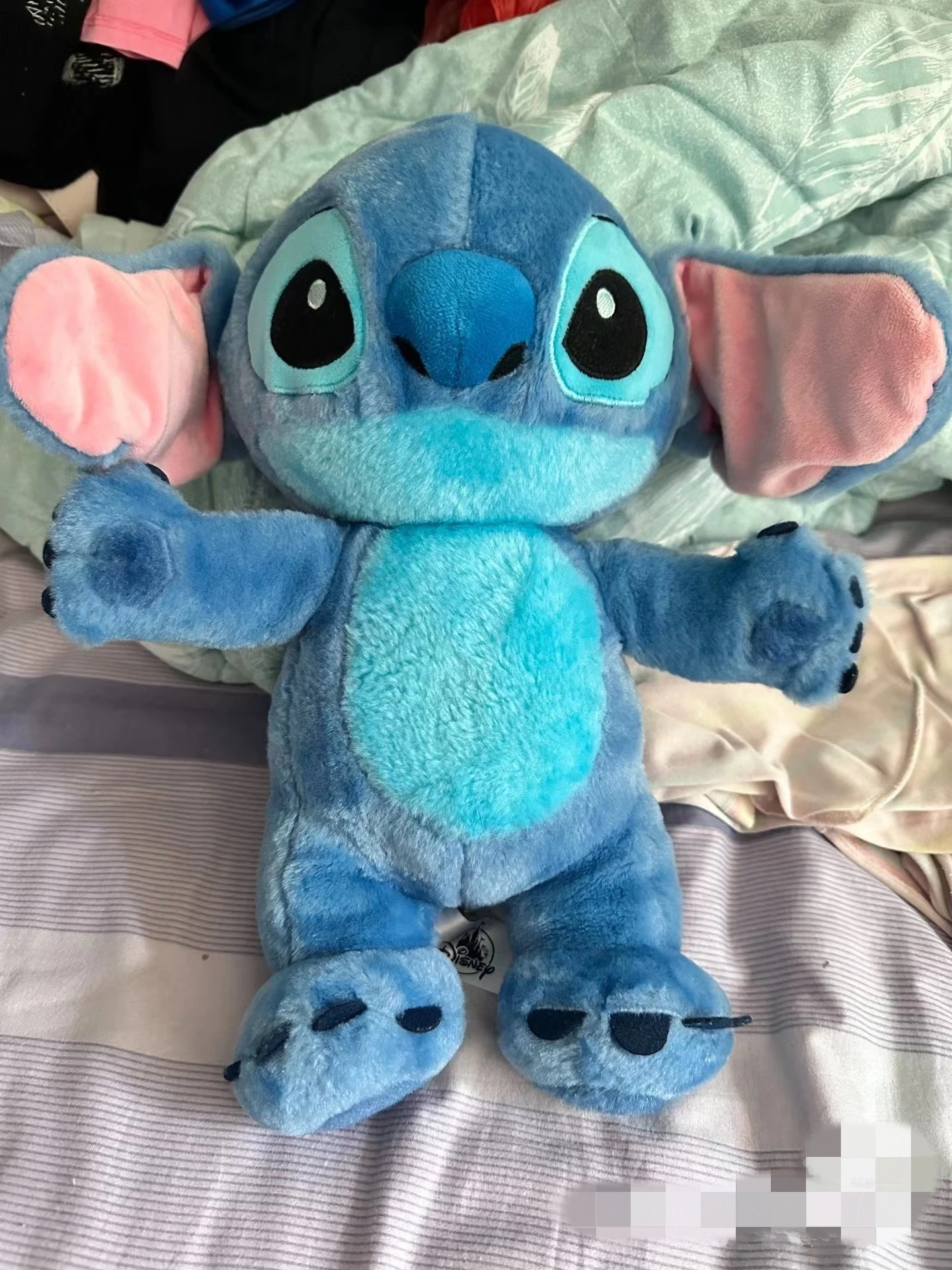 

Original Shanghai Disney The ears move Stitch Plush Toy Soft Stuffed Animals Doll Birthday Present For Child