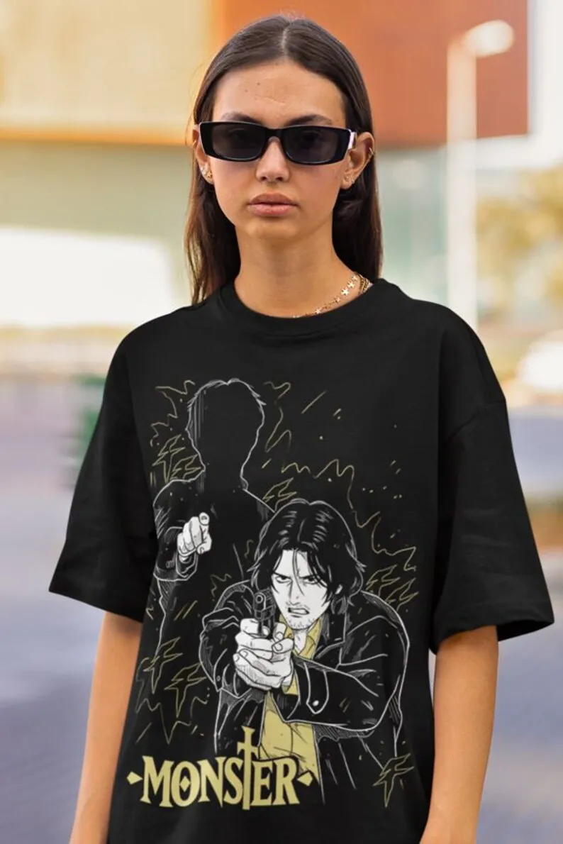 Super Popular Anime Print Series, Casual and Comfortable Retro Character T-shirt, Fashionable Trend, Home Preferred