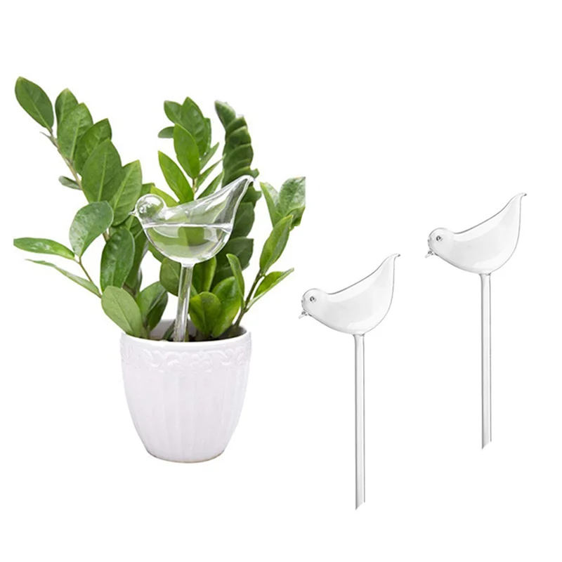 10Pcs Auto Drip Irrigation Automatic Dripper Bird Shape Flower Pot Waterer for Plants Flower Waterers Drip Garden Tools