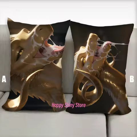 Dakimakura Anime Pillow Dragon Furry Nsfw Half Body Cartoon Pillow Core Double Side Print Gifts