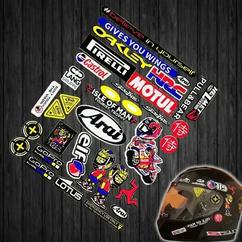 Motorcycle Side Strip Sticker Car Vinyl Decal  All Motorcycle Sticker Reflective Stickers Car Decoration for AVG Rossi