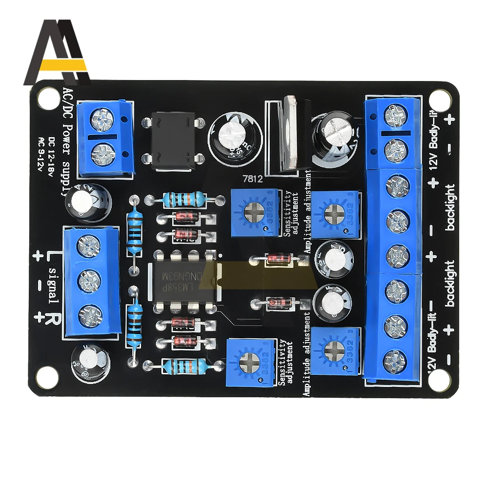 AC9-12V/تيار مستمر 12-18 فولت VU متر لوحة للقيادة مكبر كهربائي أنبوب DB متر مستوى متر نموذج مشغل