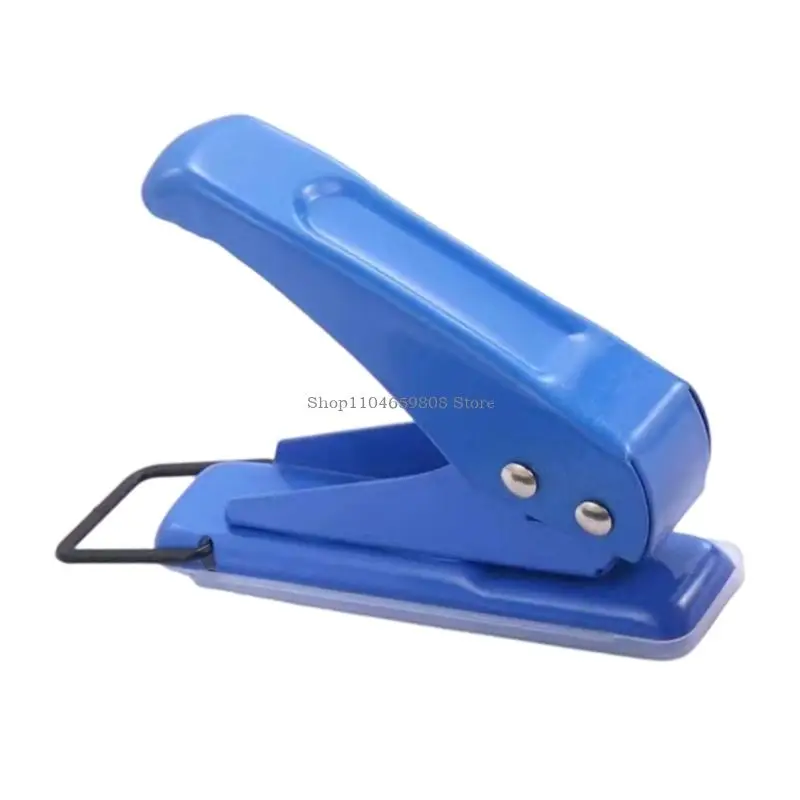 Single Hole Puncher 1/4Inch Ergonomic Metal Paper Punchers For Art Craft Project