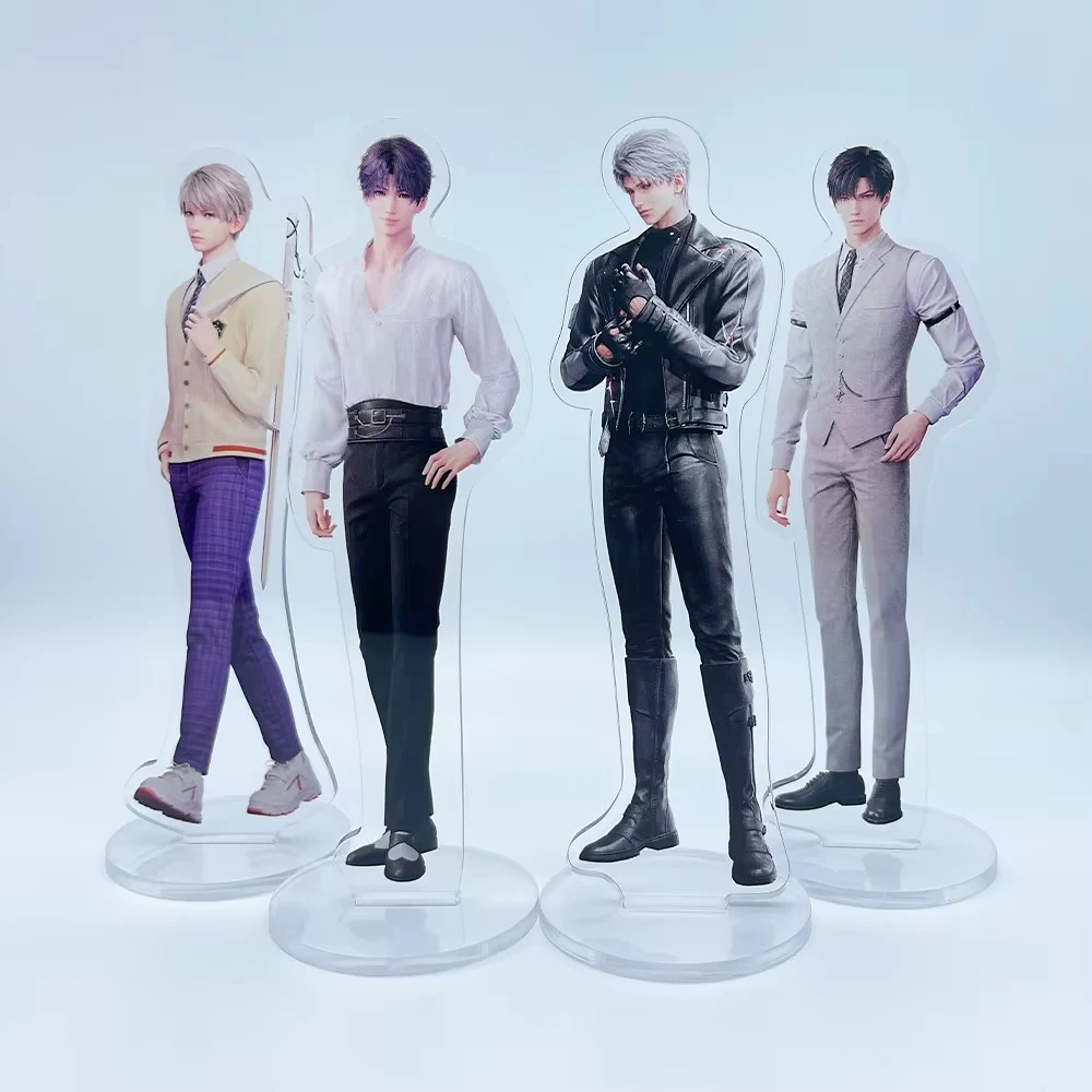 Amore e spazio profondo Figura acrilica Standee Q Versione Li Shen Qi Yu Shen Xinghui Anime Stand Keychain Desktop Display Decor
