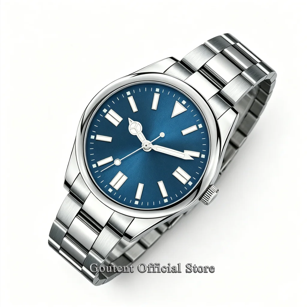 Goutent 36mm 39mm Custom DIY Full Watch Kit Support Custom Logo Sapphire Crystal Fit Miyota 8215 Automatic Movement Men's Watch