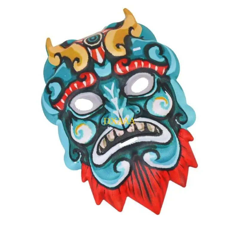 قناع الحفلات التنكرية من DXAA، قناع الحفلات التنكرية للهالوين، قناع نيو أوبرا المرسوم يدويًا #3