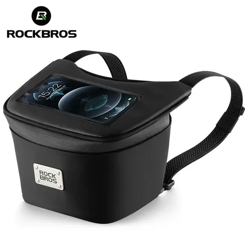 ROCKBROS Local Shipping Motorcycle Front Bag Electric Scooters Touchscreen Phone Navigation Waterproof Rider Motorcycle Bag