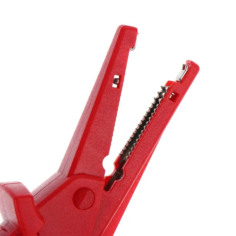 Versatile Red and Black 1Pair Alligator Clip Multimeter Accessories 4mm Banana Socket 1000V/10A Fully Insulated Safety Clip