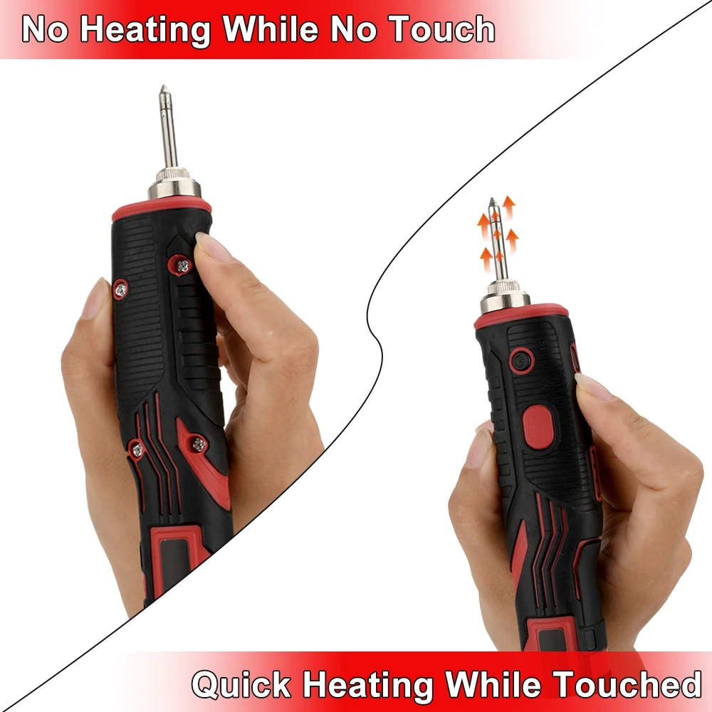 Cordless Soldering Iron 1800mAh Rechargeable Soldering Tool Professional Portable Welding Tool Electronic Soldering Kit