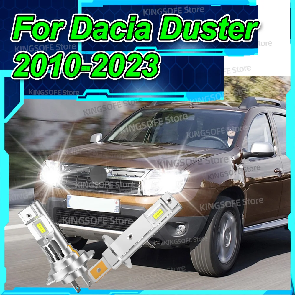 

2/4 шт. турбо светодиодные фонари 50000LM CSP лампа для фар 6000K для Dacia Duster 2010-2023 2012 2013 2014 2015 2016 2017 2018