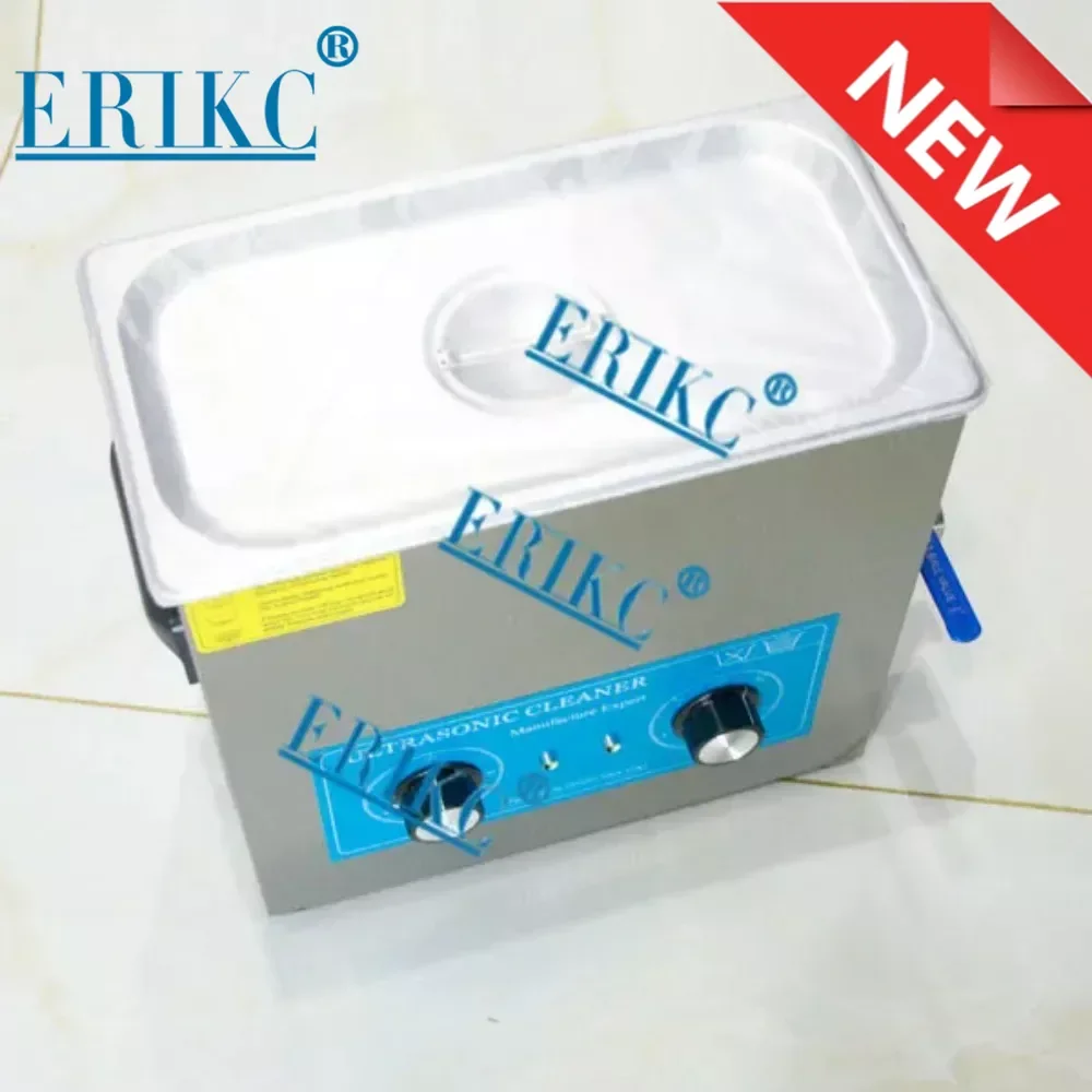 

ERIKC Fuel Injector Cleaning System Tool E1024015, Auto Cleaning Equipment Ultrasonic Cleaner 110v, 6l