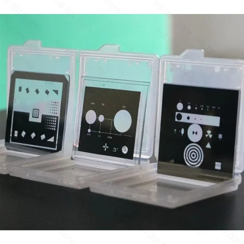 High-Precision 2D Image Measuring Instrument Calibration Plate, Projector Standard Teaching Plate for Optical Measurement