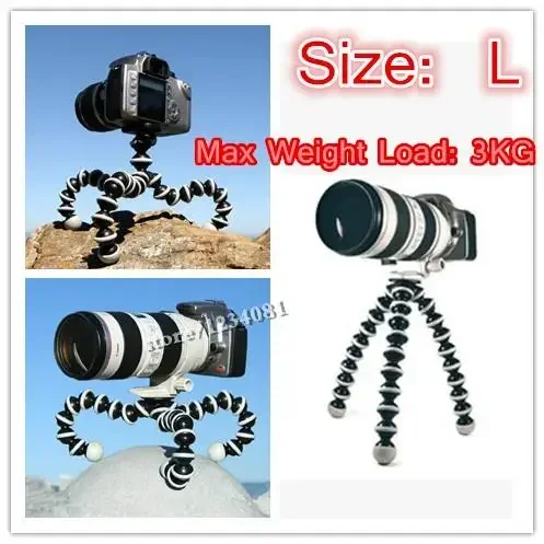 Large Flexible Grip Octopus Bubble Pod Monopod Flexible Leg Camera Holder Phone or camera holder