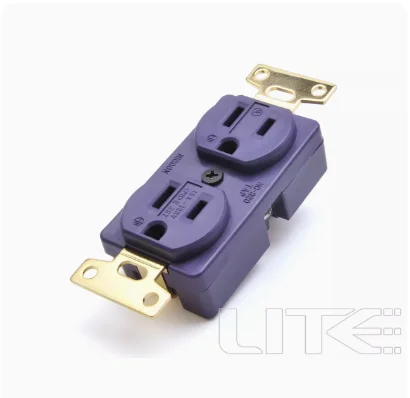 1PCS Oyaide Electric Emperor SWO-XXX 24 K Gold Palladium Fever Power Socket in Japan FREE SHIPPING