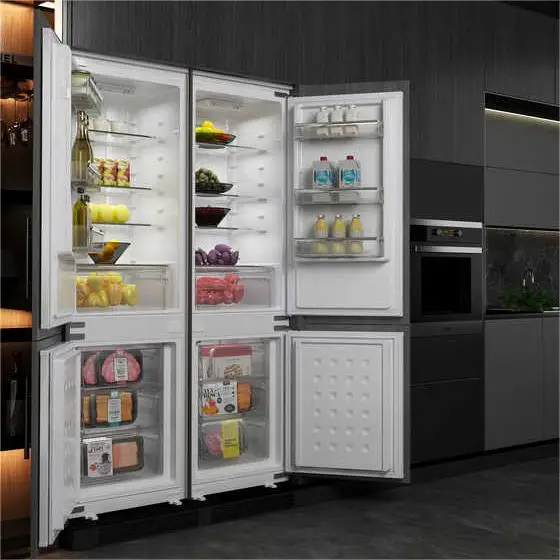 2025 BCD-232WQB ثلاجة مدمجة - ثلاجة خزانة ذات سعة كبيرة مع تقنية تبريد محيطي