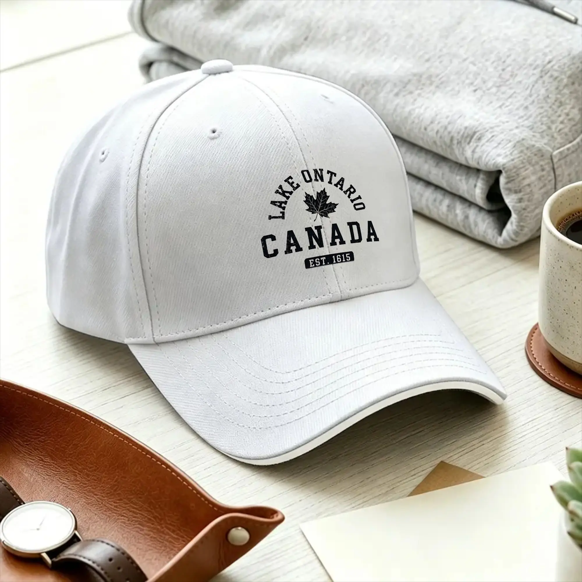 Lake Ontario Canada Baseball Cap  Men Women Print Trucker Hat Summer Street Style Outdoor Sport Sun-Proof Baseball Caps