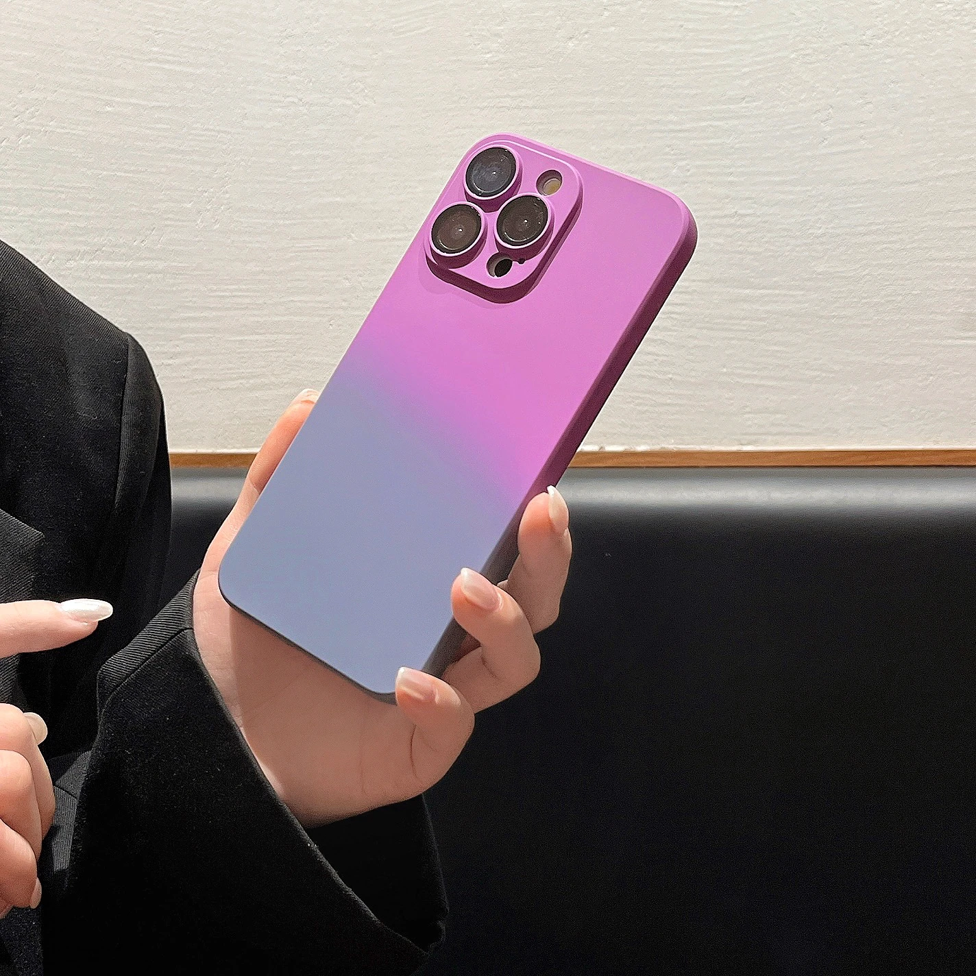 Luxury Gradient TPU Silicon Funda Case For iPhone 16 15 Pro Max Cases 14 11 12 13 Fundas Para Soft Back Cover