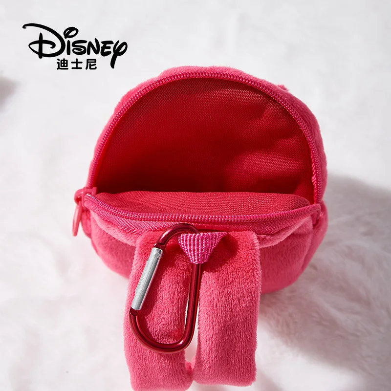 Disney Original Lotso Cartoon Plush Handbag Doll Keychain Pouch Plushie Coin Purse Backpack Pendant Decoration Kids Gifts Toys