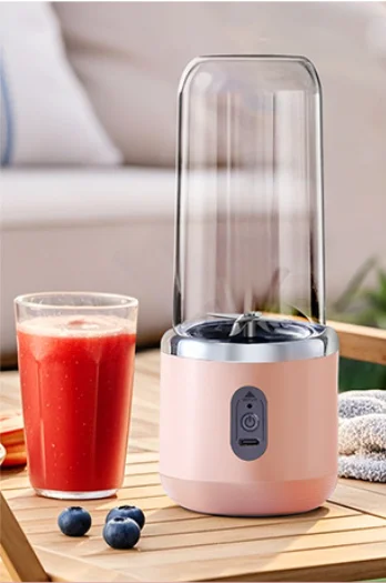 Electric Portable Juicer Blender 400ml USB Charging Fruit Smoothie Maker for Lemon Orange - Compact Juicing Cup Smoothie Blender