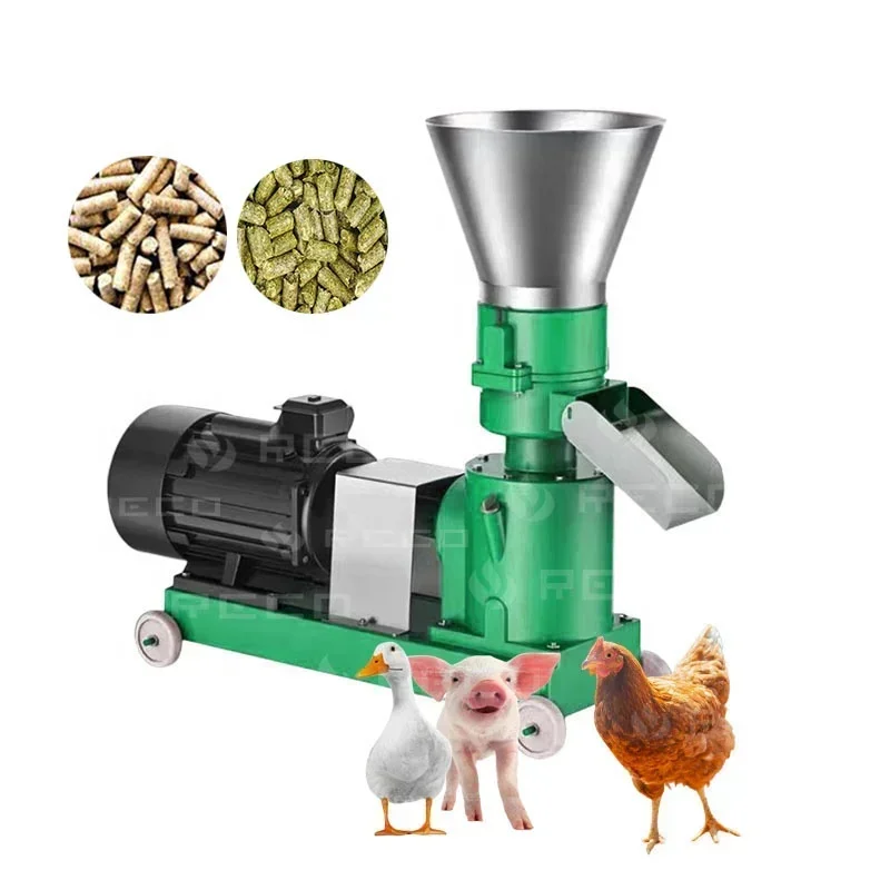 Hot feed pellet machine processing machine home farm animal food feed mill granulator