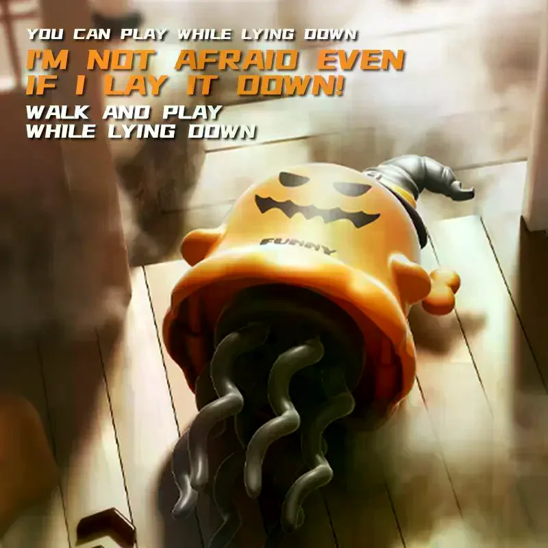 1Pcs Tanzen Geist Kürbis Uhrwerk Figur Beruhigende Begleiter Entspannende Gak Witz Prop Halloween Windup Spielzeug Für Schlafzimmer Nachttisch