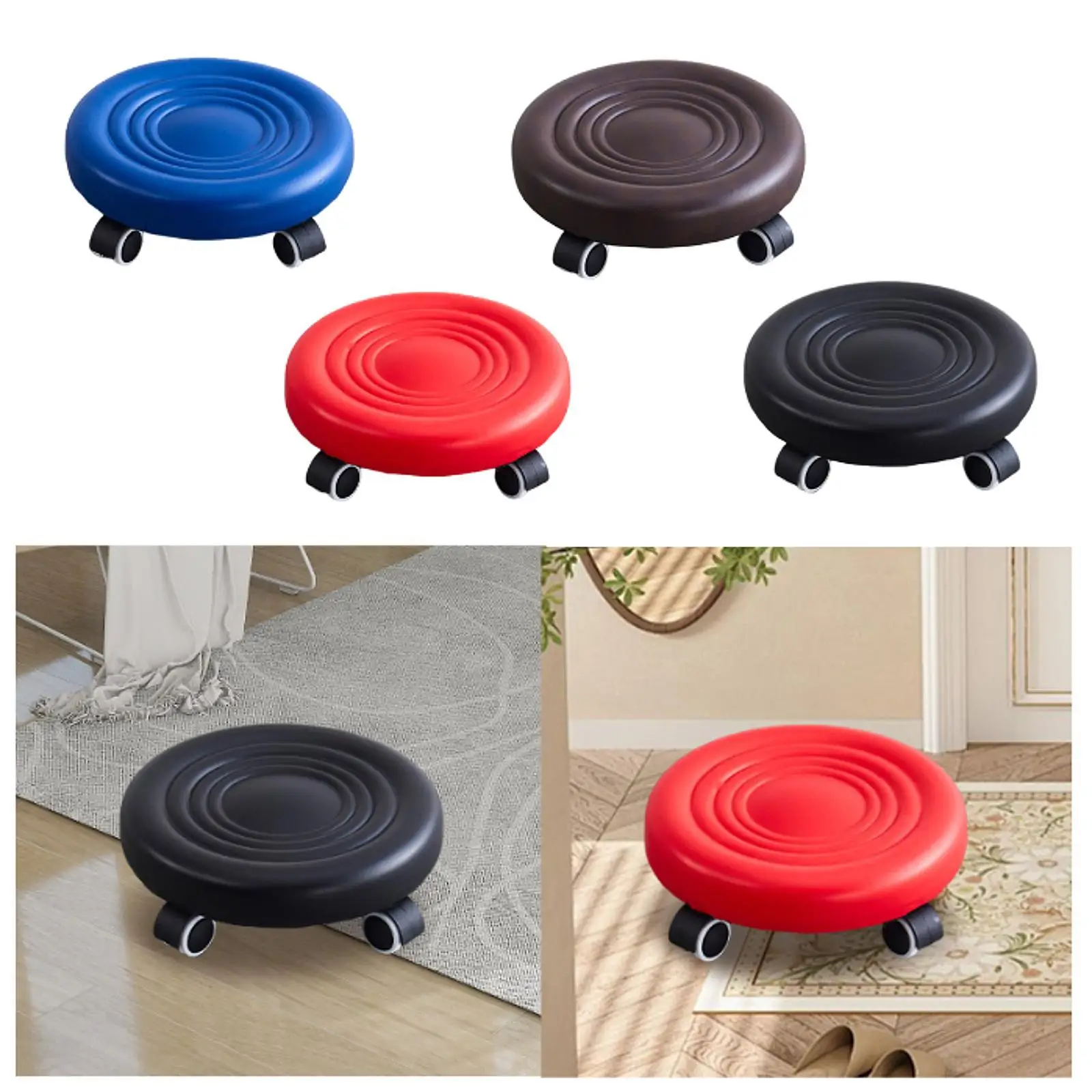 Low Rolling Seat with 360° Swivel for Pedicure And Manicure
