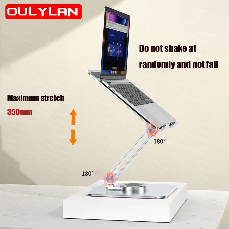 New Aluminum Alloy 360 Degree Rotating Tablet Universal Folding Bracket Multifunctional Bracket Suitable for All Tablet Stands