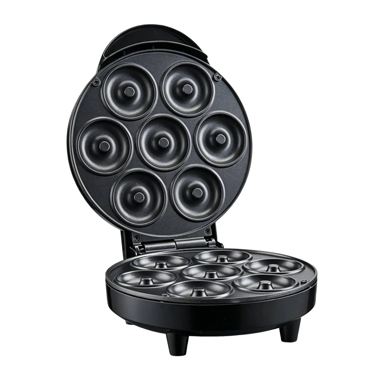Mini Donut Maker Machine Nonstick Plates Portable Pancake Maker for Kids After School Snack Cooking Gadget