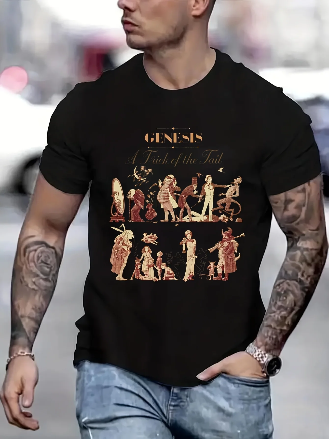 

Genesis A Trick of the Tail Gifts Men Designer Clothes Men Men Tops Oversize T-Shirts T-Shirts For Girls B5023264