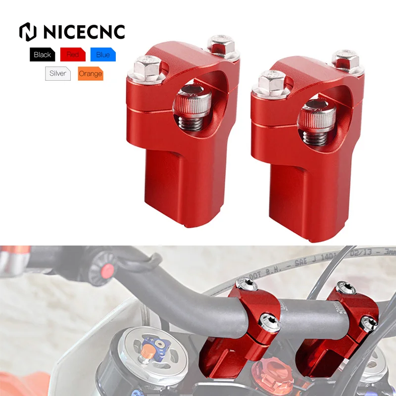 NICECNC For Beta RR 2012-2023 RR 300 RR 250 RR 125 RR 350 RR 400 RR 430 RR 450 RR 480 RR 498 52MM Handlebar Riser Clamp Mount