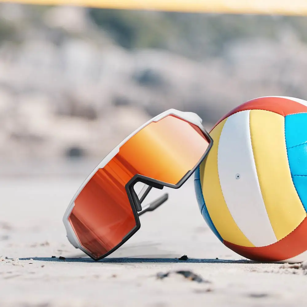 

TR90 outdoor wind and sand proof mountain bike riding glasses fashionable one-piece sports sunglasses